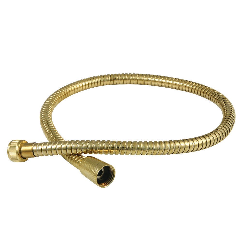 Kingston Brass KBSPRHOSE302 Gourmet Scape 30" Stainless Steel Hose, Polished Brass - BNGBath