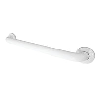 Thumbnail for Kingston Brass GB1224CSW Made To Match 24-Inch Stainless Steel Grab Bar, White - BNGBath