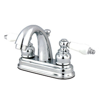 Thumbnail for Kingston Brass GKB5611PL 4 in. Centerset Bathroom Faucet, Polished Chrome - BNGBath