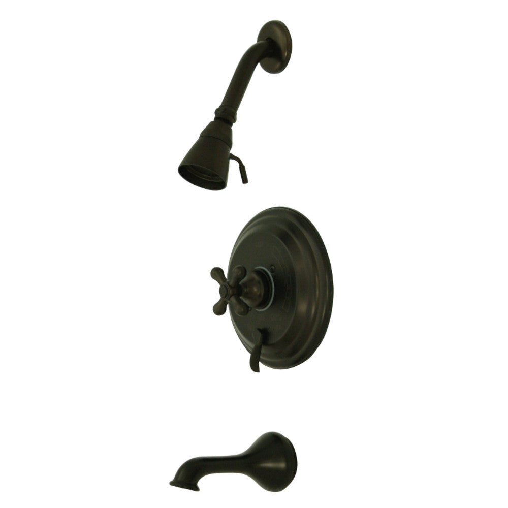 Kingston Brass KB36350AX Restoration Tub & Shower Faucet, Oil Rubbed Bronze - BNGBath