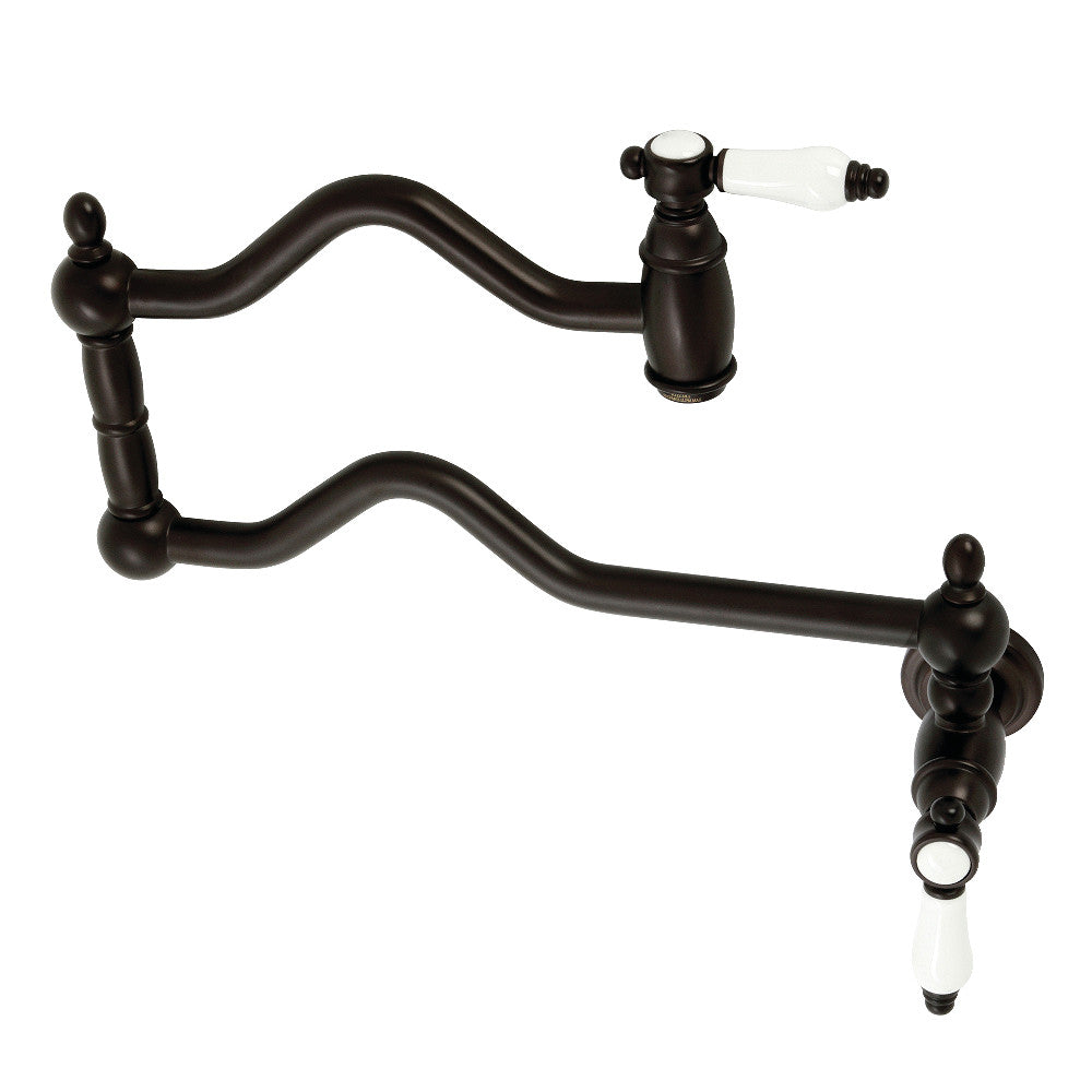 Kingston Brass KS2105BPL Bel Air Wall Mount Pot Filler, Oil Rubbed Bronze - BNGBath