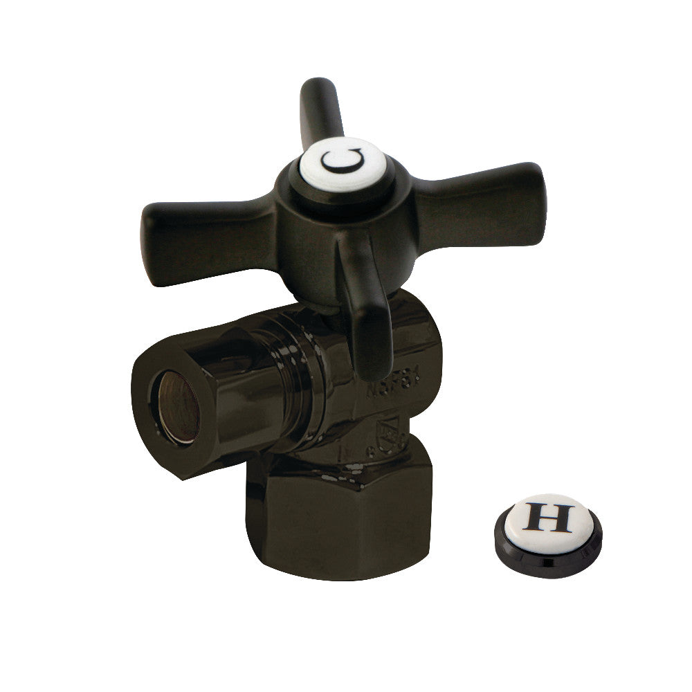 Kingston Brass CC43105ZX 1/2" FIP X 3/8" OD Comp Angle Stop Valve, Oil Rubbed Bronze - BNGBath