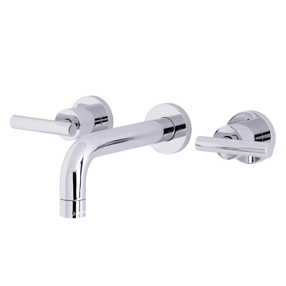 Kingston Brass KS8121CML Manhattan 2-Handle 8 in. Wall Mount Bathroom Faucet, Polished Chrome - BNGBath