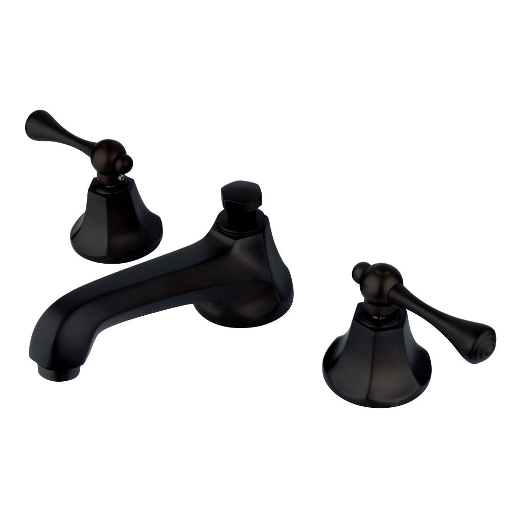 Kingston Brass KS4465BL 8 in. Widespread Bathroom Faucet, Oil Rubbed Bronze - BNGBath