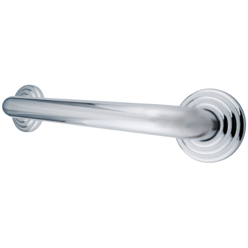 Kingston Brass DR314121 Restoration 12-Inch Decorative 1-1/4-Inch OD Grab Bar, Polished Chrome - BNGBath