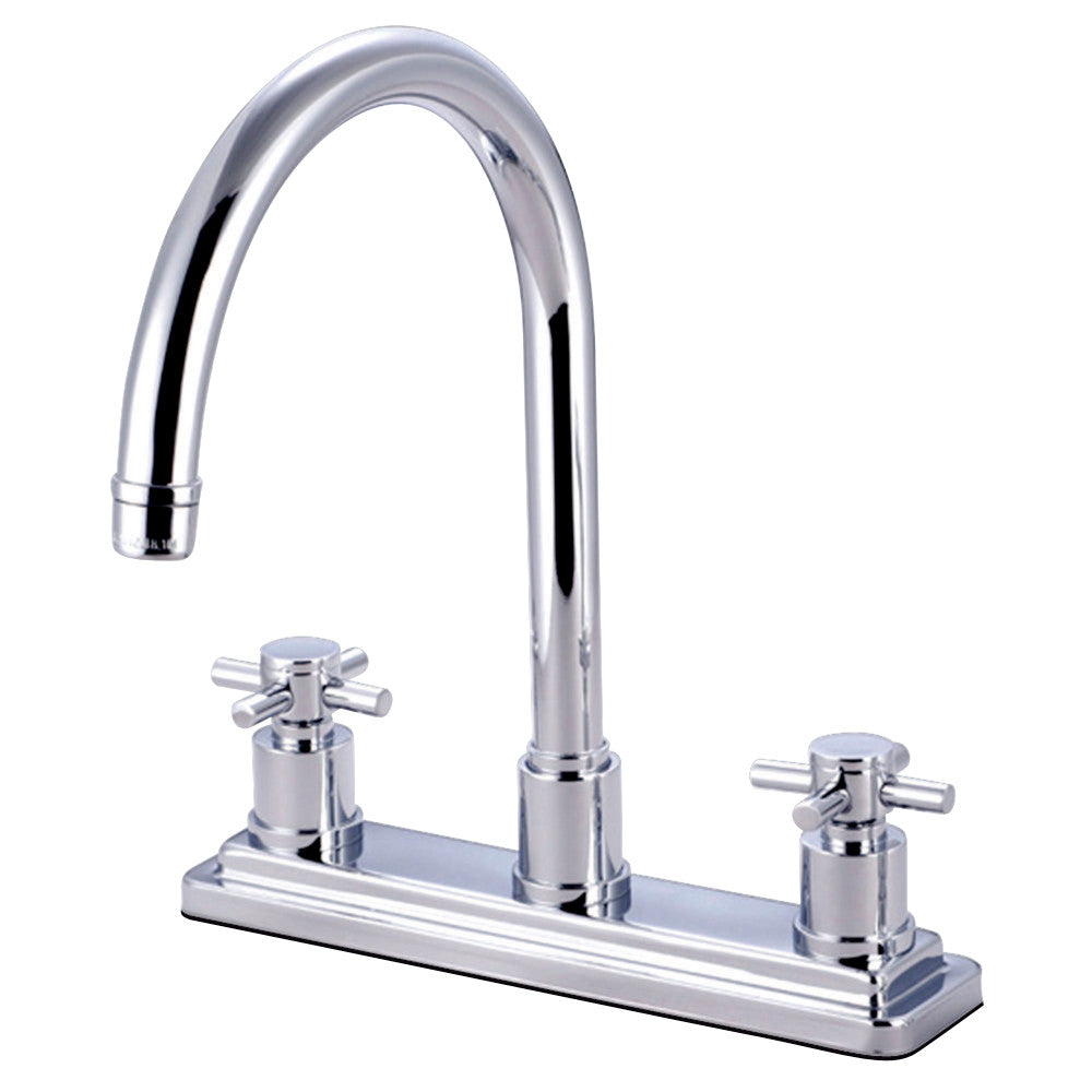 Kingston Brass KS8791DXLS Concord Centerset Kitchen Faucet, Polished Chrome - BNGBath