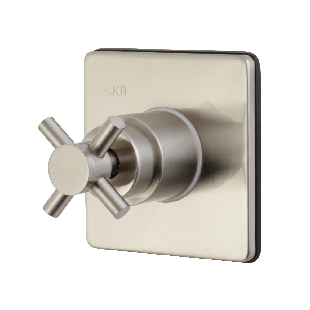 Kingston Brass KS3048DX Concord 3-Way Diverter Valve with Trim Kit, Brushed Nickel - BNGBath