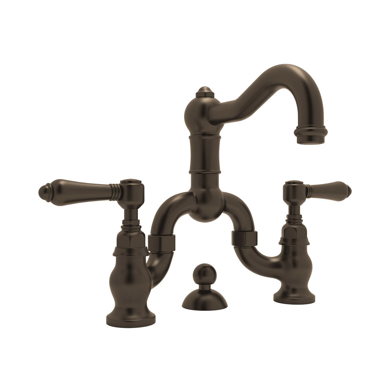 ROHL Acqui Deck Mount Bridge Bathroom Faucet - BNGBath