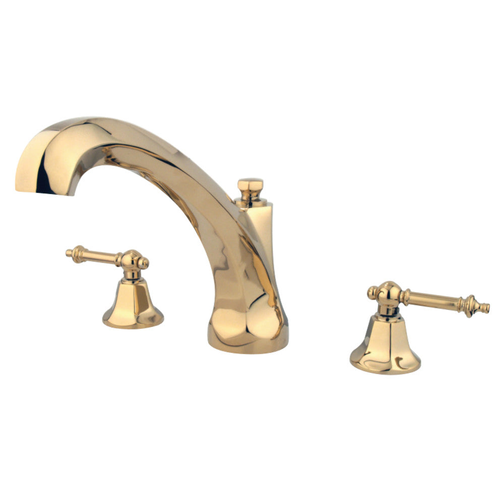 Kingston Brass KS4322TL Metropolitan Roman Tub Faucet, Polished Brass - BNGBath