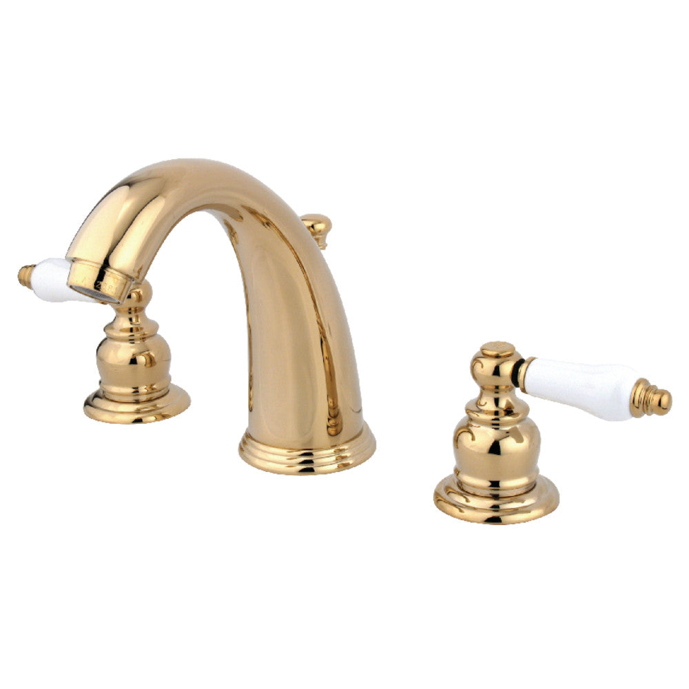 Kingston Brass KB982PL Victorian 2-Handle 8 in. Widespread Bathroom Faucet, Polished Brass - BNGBath