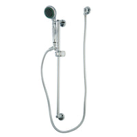 Thumbnail for Kingston Brass KSK1801W1 Shower Combo with Slide Bar, Polished Chrome - BNGBath