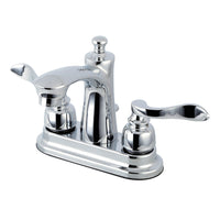 Thumbnail for Kingston Brass FB7621NFL 4 in. Centerset Bathroom Faucet, Polished Chrome - BNGBath