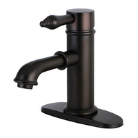 Thumbnail for Kingston Brass KS7415AL Paris Single-Handle Bathroom Faucet, Oil Rubbed Bronze - BNGBath