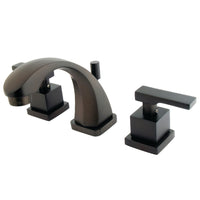 Thumbnail for Kingston Brass KS4945QLL Executive Widespread Bathroom Faucet, Oil Rubbed Bronze - BNGBath