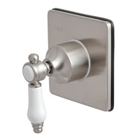 Thumbnail for Kingston Brass KS3048BPL Bel-Air 3-Way Diverter Valve with Trim Kit, Brushed Nickel - BNGBath