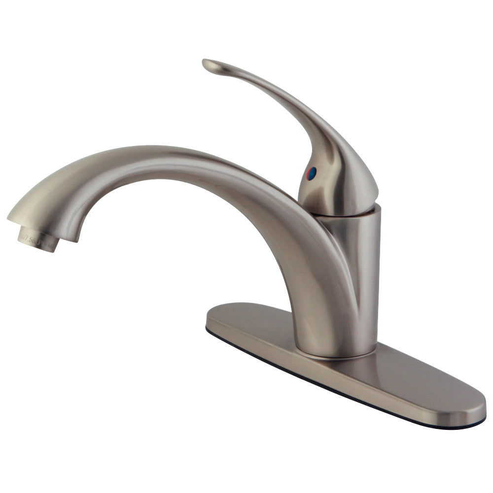 Kingston Brass KS6578VLLS 8-Inch Single Handle Kitchen Faucet, Brushed Nickel - BNGBath