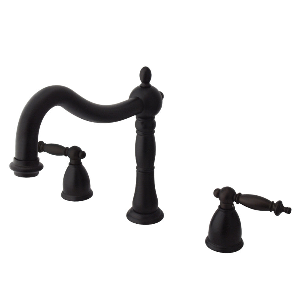 Kingston Brass KS1345TL Heritage Roman Tub Faucet, Oil Rubbed Bronze - BNGBath