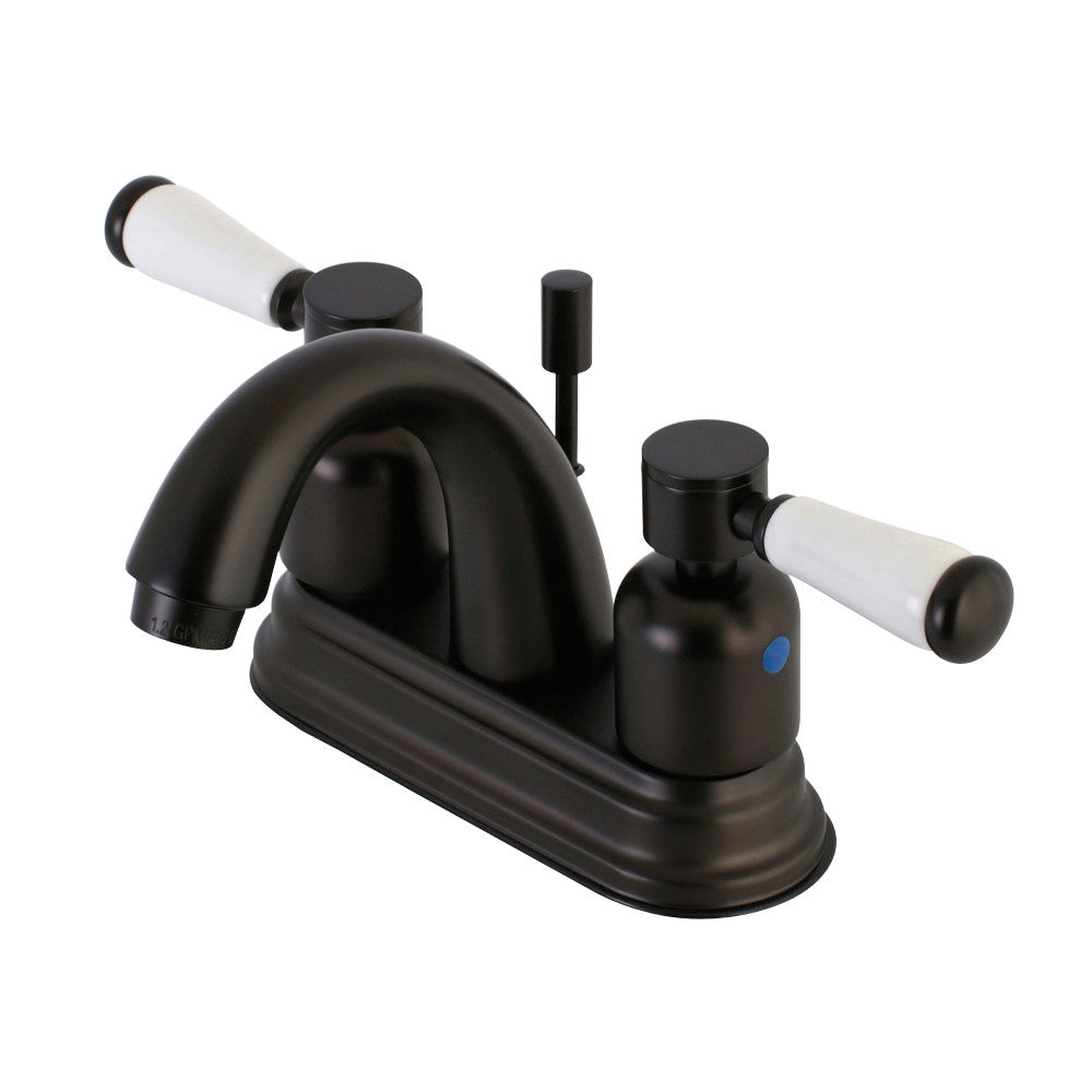 Kingston Brass KB8615DPL 4 in. Centerset Bathroom Faucet, Oil Rubbed Bronze - BNGBath