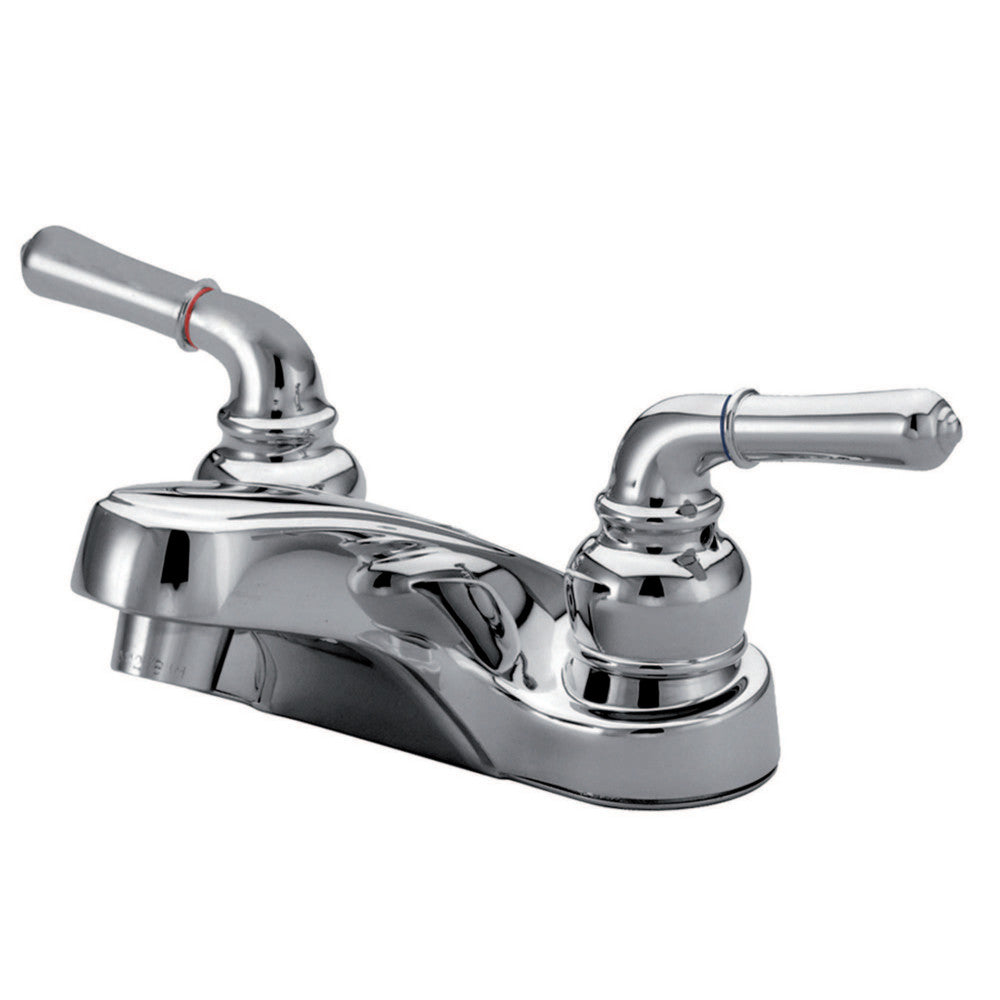 Kingston Brass KB251LP 4 in. Centerset Bathroom Faucet, Polished Chrome - BNGBath