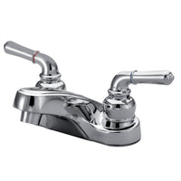 Thumbnail for Kingston Brass KB251LP 4 in. Centerset Bathroom Faucet, Polished Chrome - BNGBath