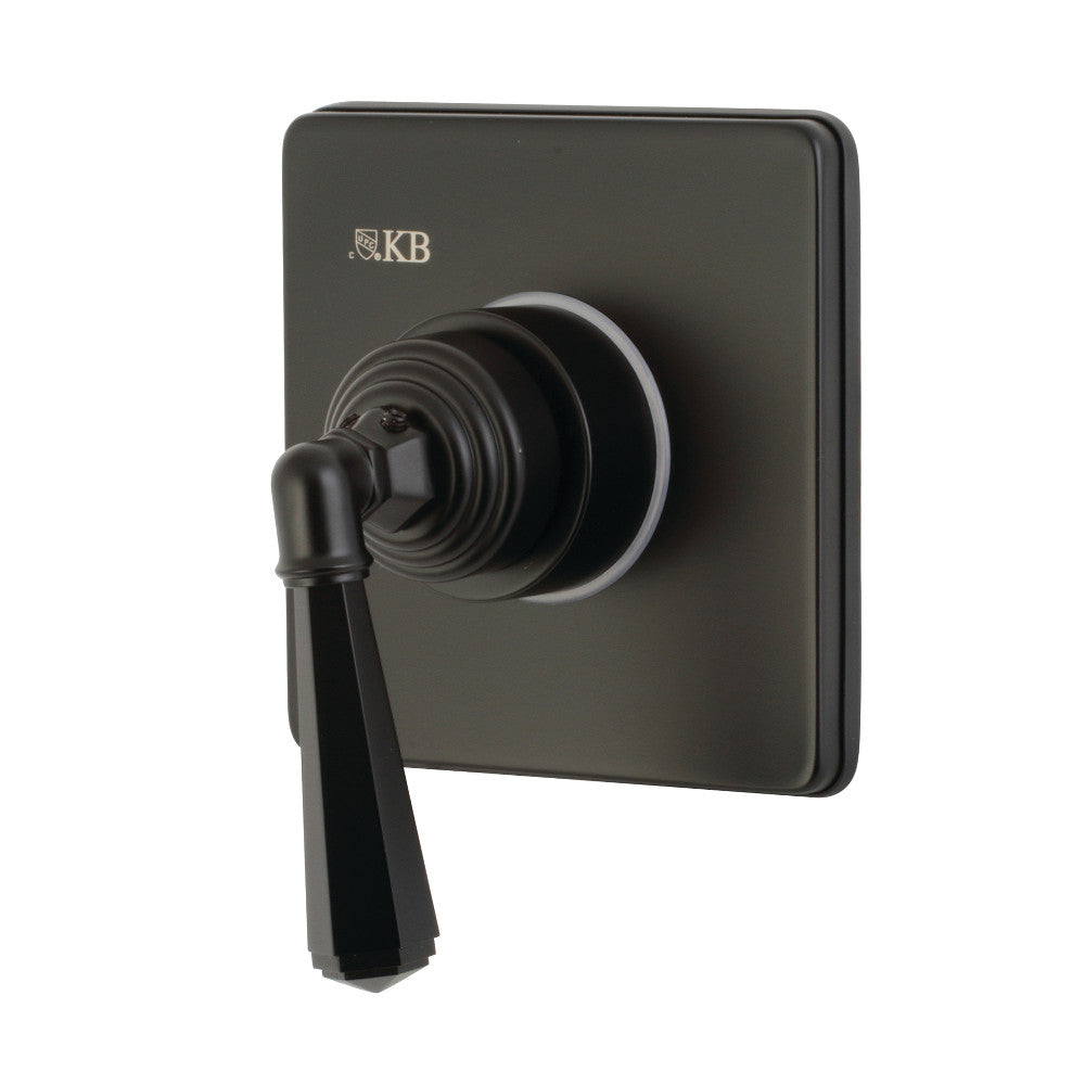 Kingston Brass KS3040HL Metropolitan 3-Way Diverter Valve with Trim Kit, Matte Black - BNGBath