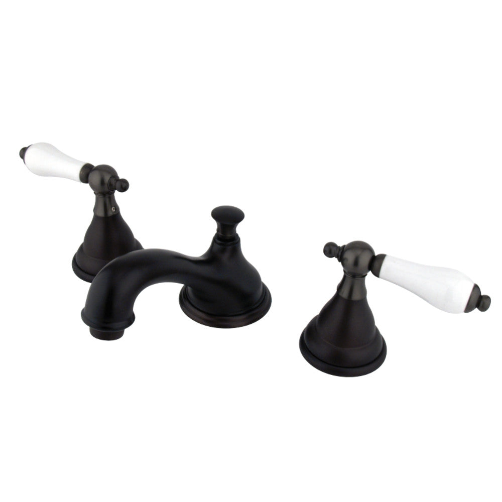 Kingston Brass KS5565PL 8 in. Widespread Bathroom Faucet, Oil Rubbed Bronze - BNGBath