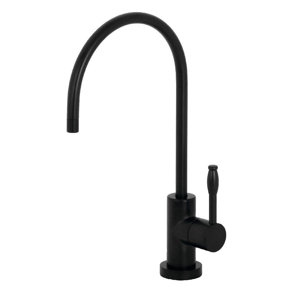 Kingston Brass KS8190NKL Nustudio Single-Handle Cold Water Filtration Faucet, Matte Black - BNGBath