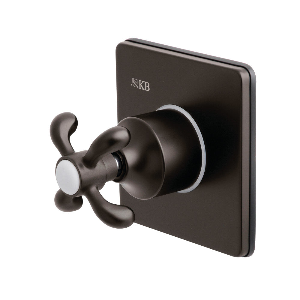 Kingston Brass KS3045TX 3-Way Diverter Valve with Trim Kit, Oil Rubbed Bronze - BNGBath