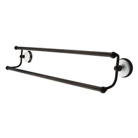 Thumbnail for Kingston Brass BA1113ORB Victorian 24-Inch Dual Towel Bar, Oil Rubbed Bronze - BNGBath