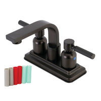 Thumbnail for Kingston Brass KB8465DKL Kaiser 4-Inch Centerset Bathroom Faucet, Oil Rubbed Bronze - BNGBath