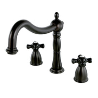 Thumbnail for Kingston Brass KS1345PKX Duchess Roman Tub Faucet, Oil Rubbed Bronze - BNGBath