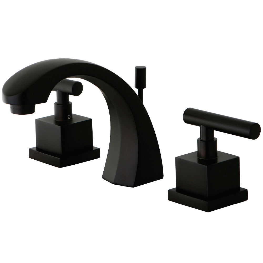 Kingston Brass KS4985CQL 8 in. Widespread Bathroom Faucet, Oil Rubbed Bronze - BNGBath