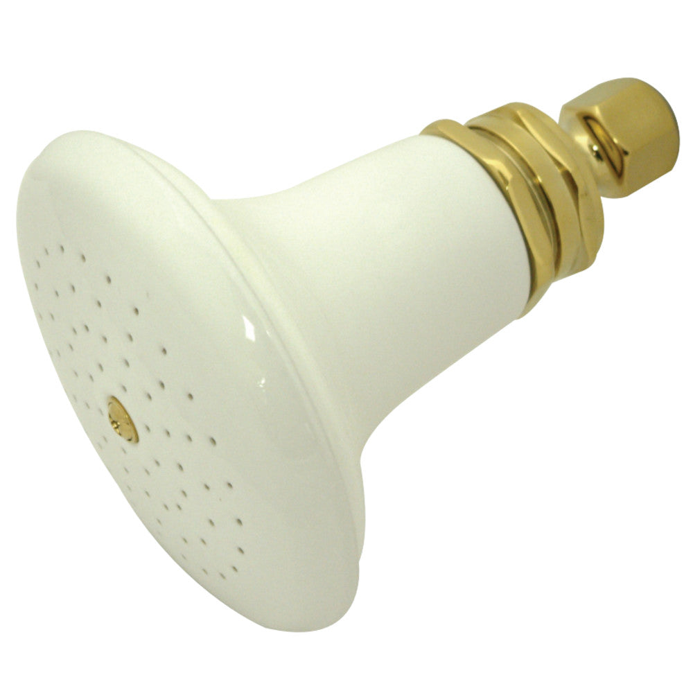 Kingston Brass P50PB Victorian Ceramic Shower Head, Polished Brass - BNGBath