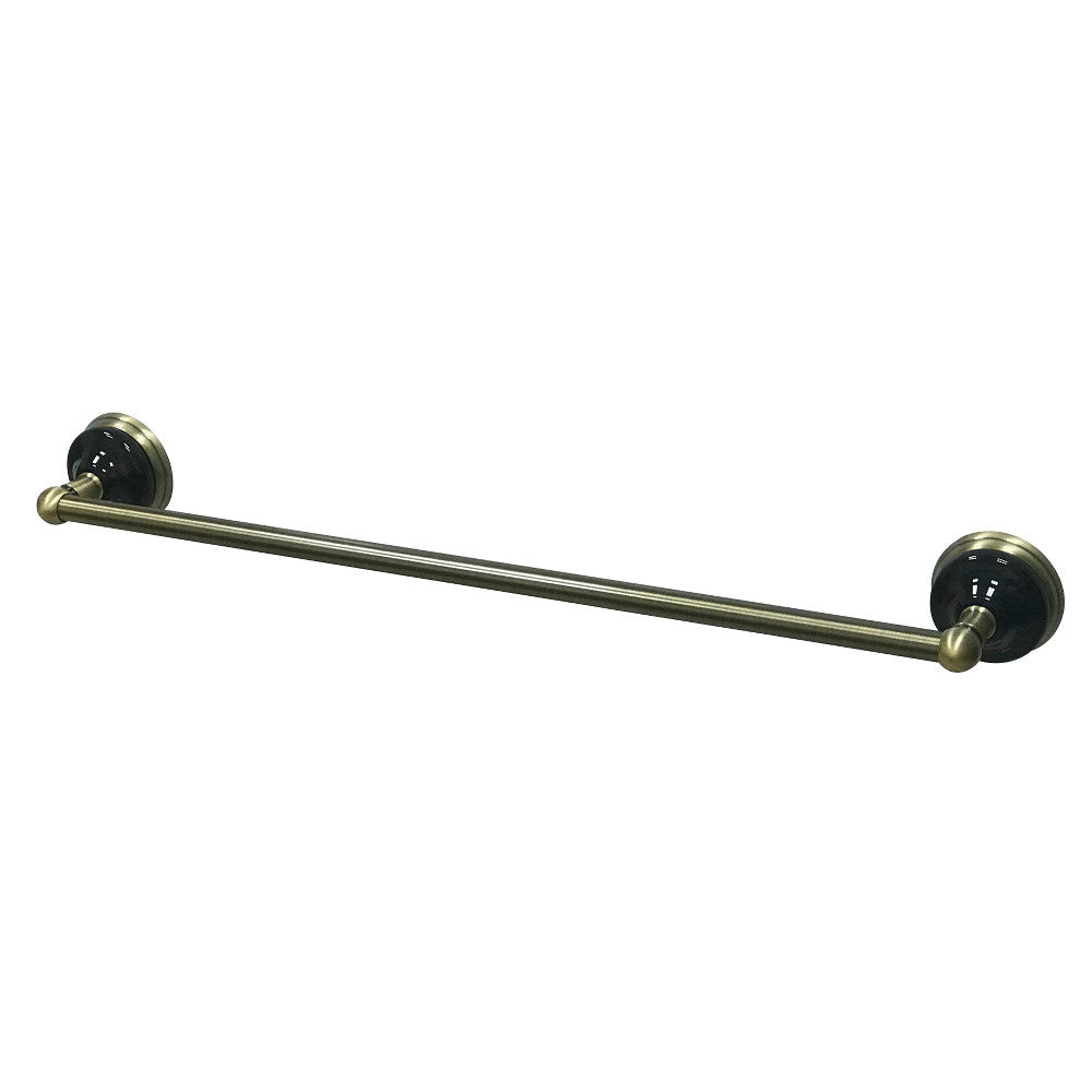 Kingston Brass BA9112AB Water Onyx 18 in. Towel Bar, Antique Brass - BNGBath