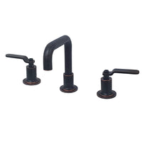 Thumbnail for Kingston Brass KS142KLNB Whitaker Widespread Bathroom Faucet with Push Pop-Up, Naples Bronze - BNGBath