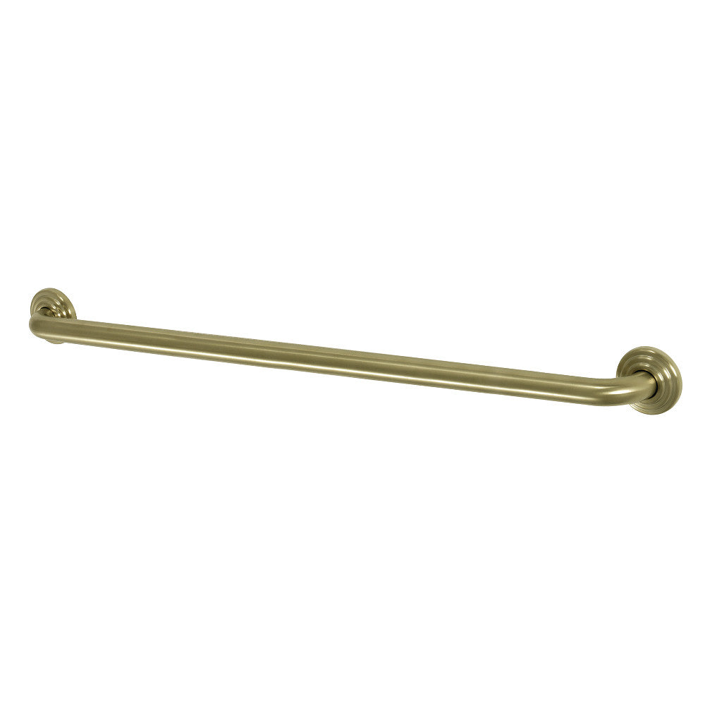 Kingston Brass DR314327 Restoration 32" Grab Bar, 1-1/4" Diameter, Brushed Brass - BNGBath