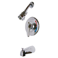 Thumbnail for Kingston Brass KB6651LL Tub and Shower Faucet, Polished Chrome - BNGBath