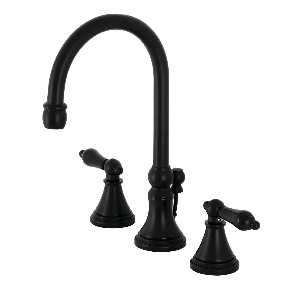 Kingston Brass KS2985PKL Duchess Widespread Bathroom Faucet with Brass Pop-Up, Oil Rubbed Bronze - BNGBath