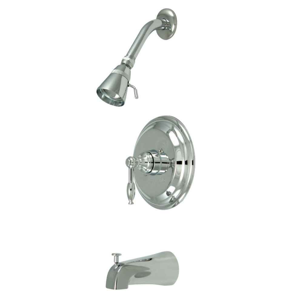 Kingston Brass KB2631KL Tub & Shower Faucet, Polished Chrome - BNGBath