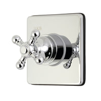 Thumbnail for Kingston Brass KS3041BX 3-Way Diverter Valve with Trim Kit, Polished Chrome - BNGBath