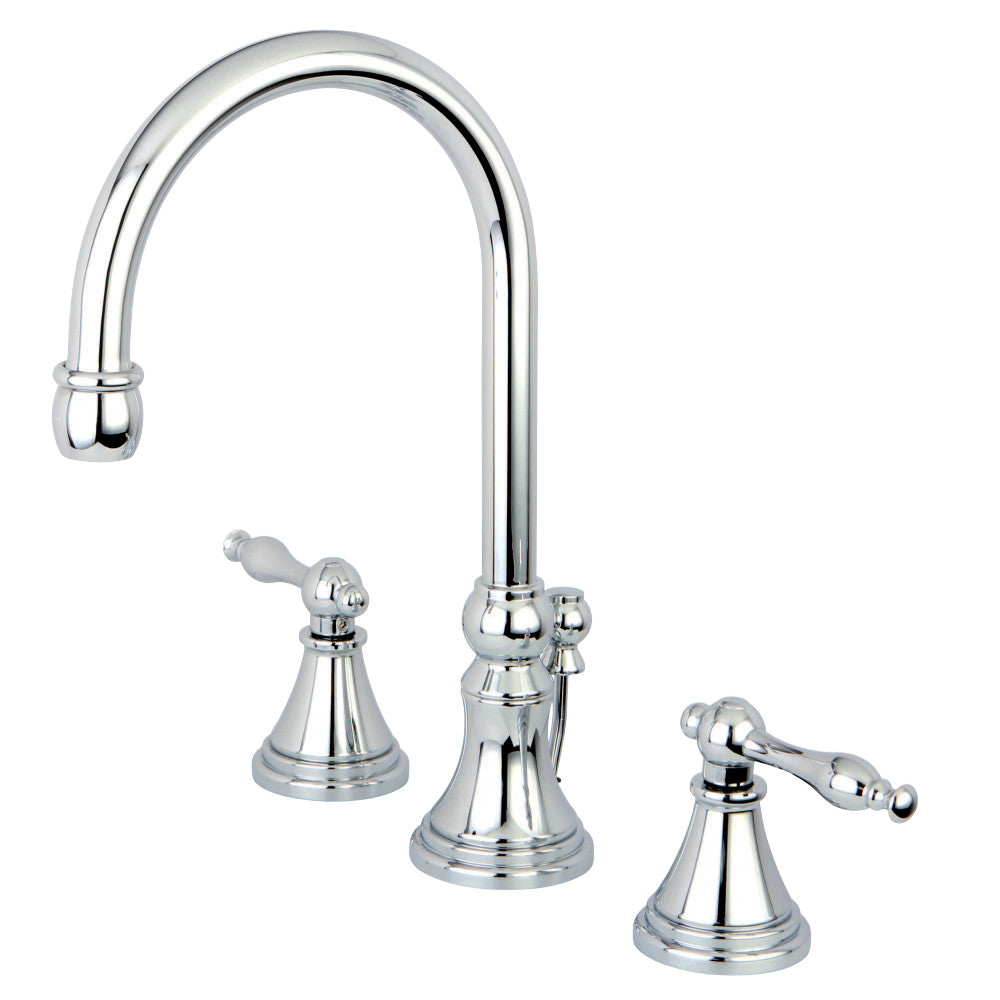 Kingston Brass KS2981NL 8 in. Widespread Bathroom Faucet, Polished Chrome - BNGBath