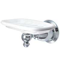 Thumbnail for Kingston Brass BA7975C English Vintage Wall-Mount Soap Dish, Polished Chrome - BNGBath