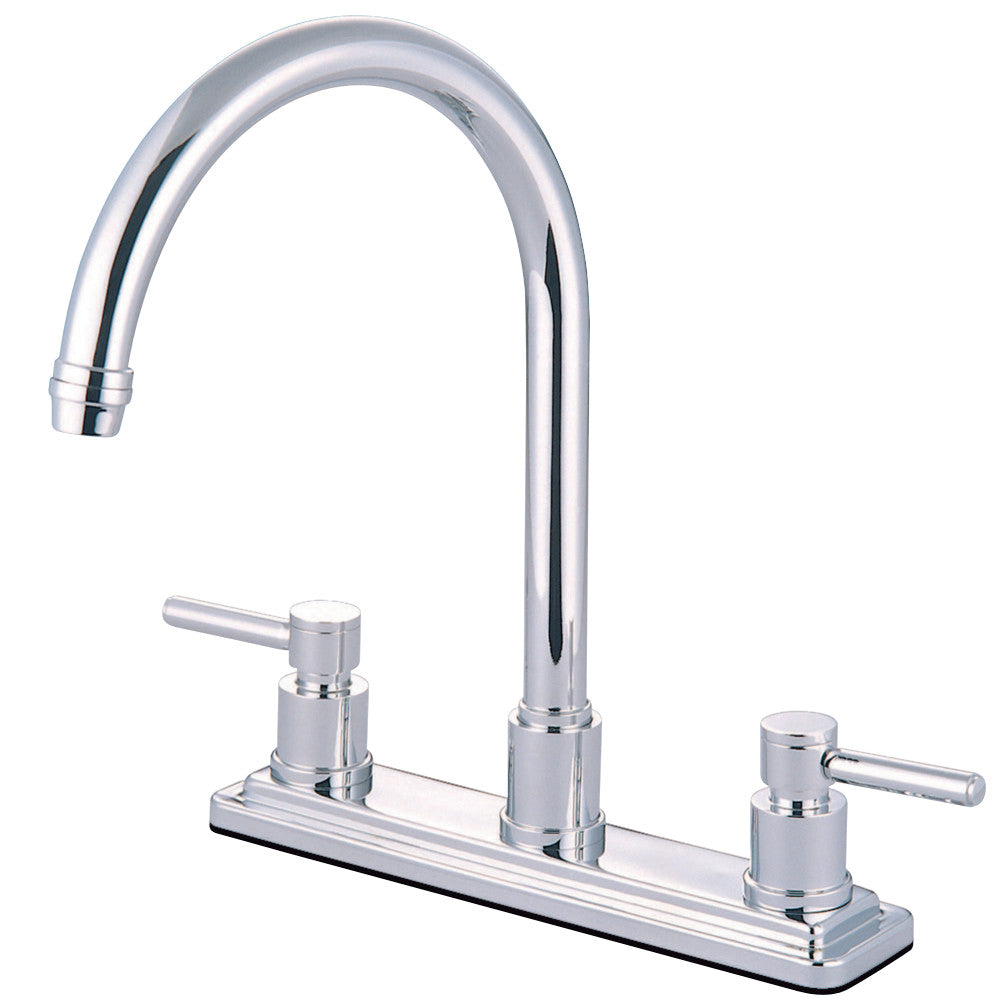 Kingston Brass KS8791DLLS Concord Centerset Kitchen Faucet, Polished Chrome - BNGBath