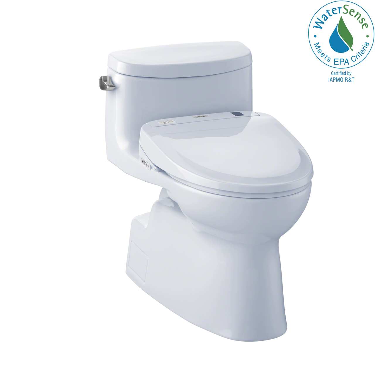 TOTO WASHLET+  Carolina II One-Piece Elongated 1.28 GPF Toilet and WASHLET S350e Bidet Seat,  - MW644584CEFG#01 - BNGBath