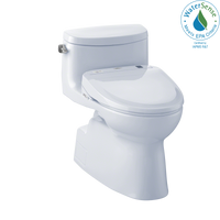 Thumbnail for TOTO WASHLET+  Carolina II One-Piece Elongated 1.28 GPF Toilet and WASHLET S350e Bidet Seat,  - MW644584CEFG#01 - BNGBath