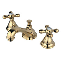 Thumbnail for Kingston Brass KS5562AX 8 in. Widespread Bathroom Faucet, Polished Brass - BNGBath