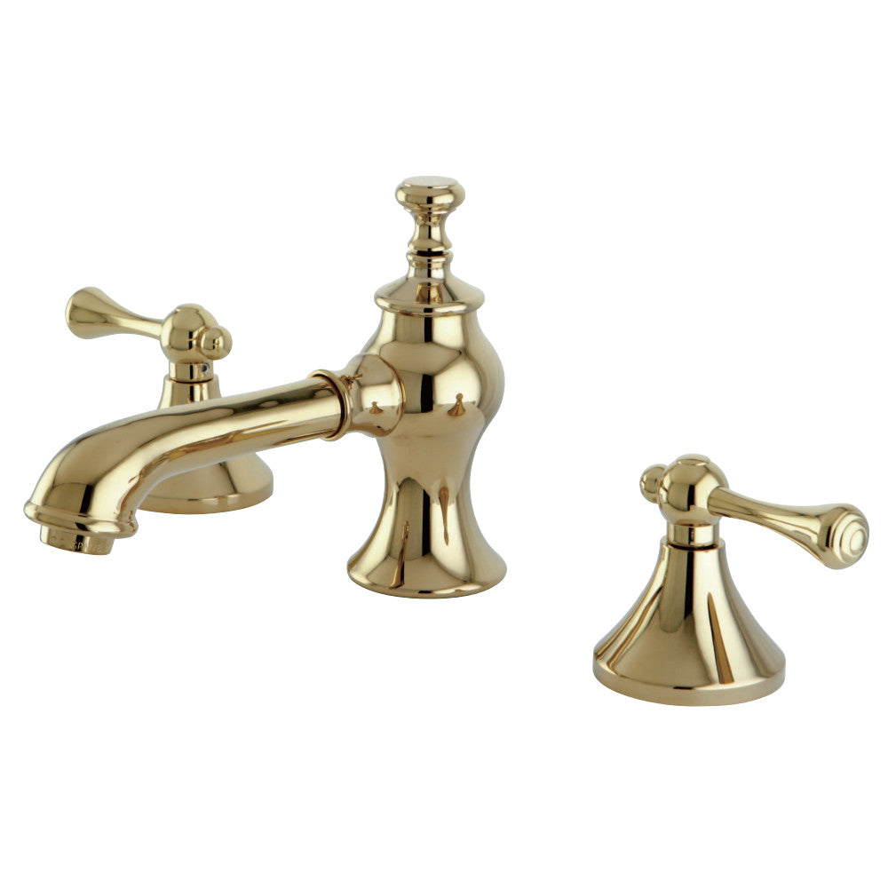 Kingston Brass KC7062BL 8 in. Widespread Bathroom Faucet, Polished Brass - BNGBath