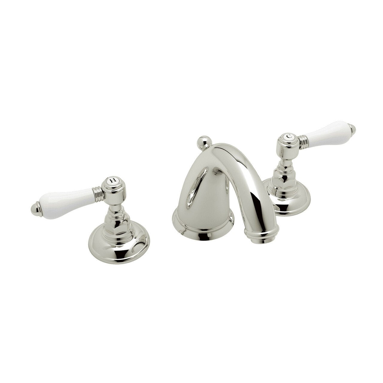 ROHL San Julio C-Spout Widespread Bathroom Faucet - BNGBath