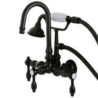 Thumbnail for Aqua Vintage AE7T5TAL Tudor Wall Mount Clawfoot Tub Faucet, Oil Rubbed Bronze - BNGBath