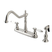 Thumbnail for Kingston Brass KB1758BPLBS Bel-Air Centerset Kitchen Faucet, Brushed Nickel - BNGBath